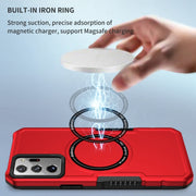 For Samsung Galaxy Note20 Ultra MagSafe Shockproof Armor Phone Case(Red)