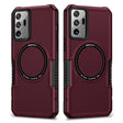 For Samsung Galaxy Note20 Ultra MagSafe Shockproof Armor Phone Case(Wine Red) - Galaxy Phone Cases by PMC TechLife | Online Shopping South Africa | PMC TechLife
