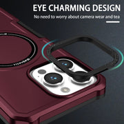 For Samsung Galaxy Note20 Ultra MagSafe Shockproof Armor Phone Case(Wine Red)