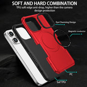 For Samsung Galaxy S23+ 5G MagSafe Shockproof Armor Phone Case(Red)