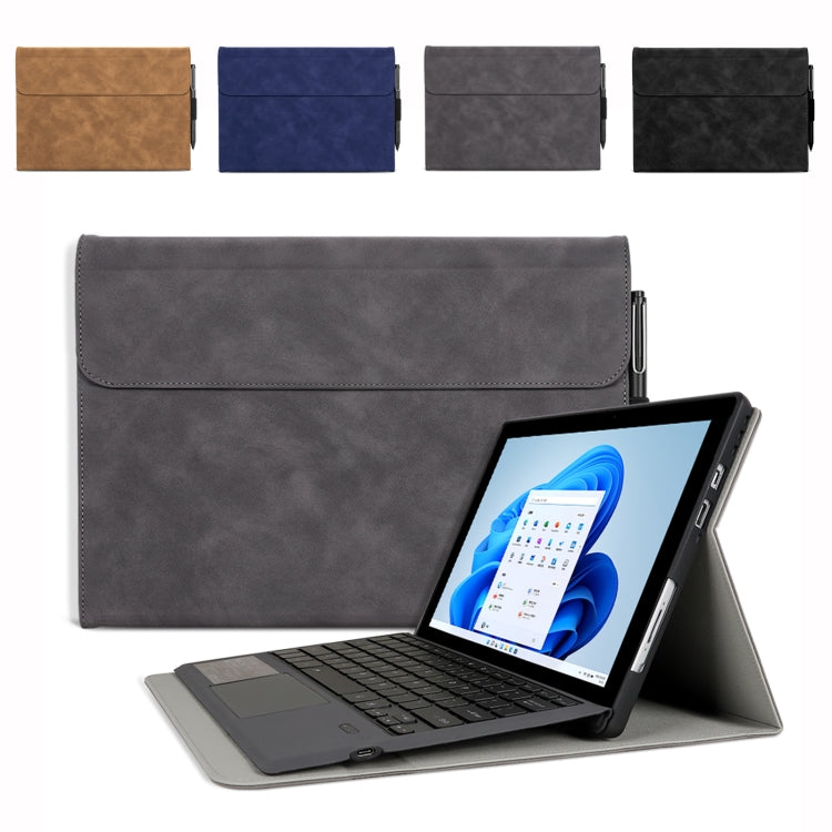 For Microsoft Surface Pro 9 / Surface Pro 10 Sheepskin All-Inclusive Shockproof Protective Case(Grey)