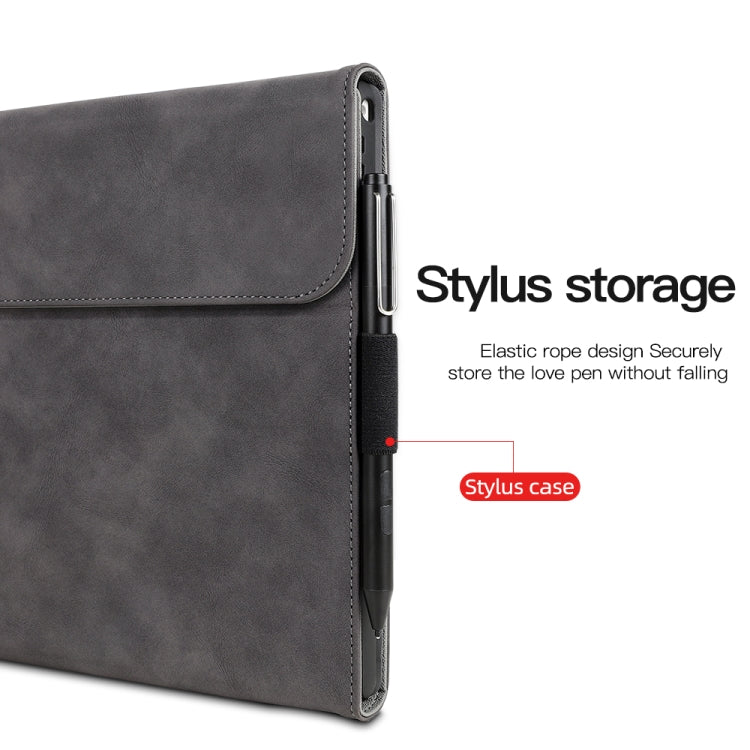 For Microsoft Surface Pro 9 / Surface Pro 10 Sheepskin All-Inclusive Shockproof Protective Case(Grey)