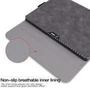 For Microsoft Surface Pro 9 / Surface Pro 10 Sheepskin All-Inclusive Shockproof Protective Case with Power Bag(Black)