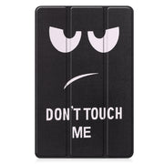 For Lenovo Tab P11 Gen 2 Custer Painted 3-Fold Holder Leather Smart Tablet Case(Big Eye Me)