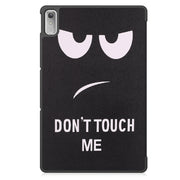 For Lenovo Tab P11 Gen 2 Custer Painted 3-Fold Holder Leather Smart Tablet Case(Big Eye Me)