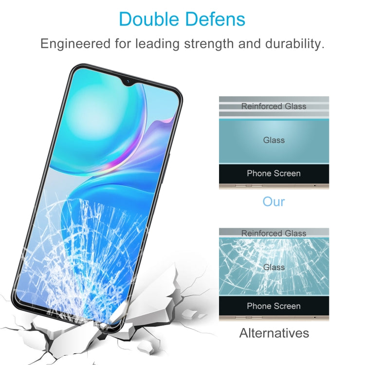For Blackview A85 50 PCS 0.26mm 9H 2.5D Tempered Glass Film