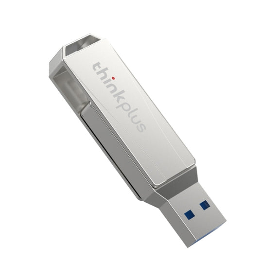 Lenovo Thinkplus MU252 USB 3.1 + USB-C / Type-C Flash Drive, Memory:64GB (Silver)
