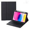 For iPad 10th Gen 10.9 2022 SA-10C Bluetooth Touch Keyboard Leather Tablet Case with Pen Slot(Black) - Universal by PMC TechLife | Online Shopping South Africa | PMC TechLife