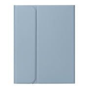 For iPad 10th Gen 10.9 2022 SA-10C Bluetooth Touch Keyboard Leather Tablet Case with Pen Slot(Blue)