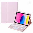 For iPad 10th Gen 10.9 2022 SA-10C Bluetooth Touch Keyboard Leather Tablet Case with Pen Slot(Pink) - Universal by PMC TechLife | Online Shopping South Africa | PMC TechLife
