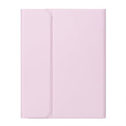 For iPad 10th Gen 10.9 2022 SA-10C Bluetooth Touch Keyboard Leather Tablet Case with Pen Slot(Pink)