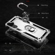 For Samsung Galaxy A14 5G Shockproof TPU + PC Phone Case(Silver)