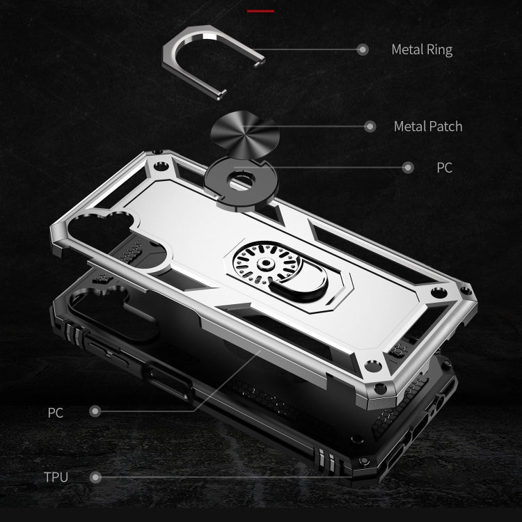 For Samsung Galaxy A14 5G Shockproof TPU + PC Phone Case(Silver)