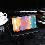 For UMIDIGI A3S idewei Crocodile Texture Horizontal Flip Leather Case with Holder & Card Slots & Wallet(Black)