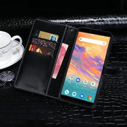 For UMIDIGI A3S idewei Crocodile Texture Horizontal Flip Leather Case with Holder & Card Slots & Wallet(Black)