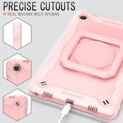 For Lenovo Tab M10 Plus 10.6 3rd Gen 2022 Silicone + PC Bracelet Holder Tablet Case(Rose Gold)