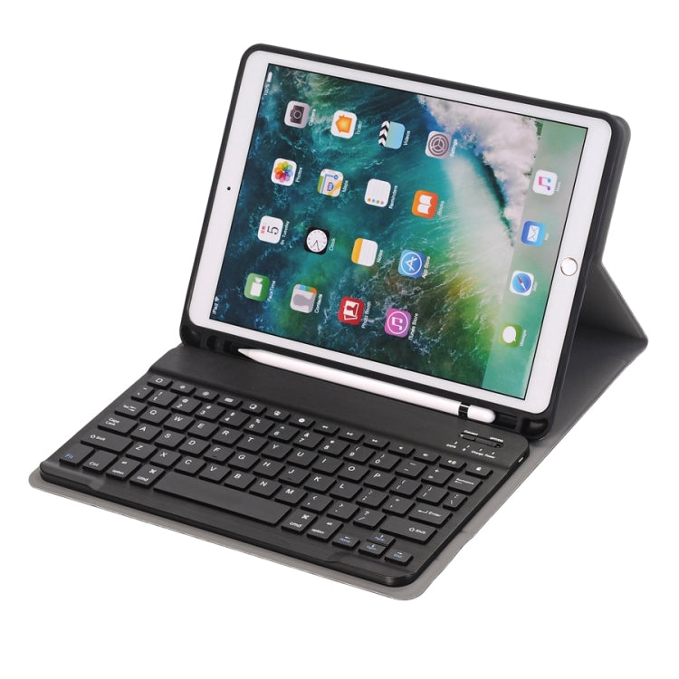 Detachable Bluetooth Keyboard Leather Tablet Case For iPad Air 3 / Pro 10.5 / 10.2 2021 & 2020 & 2019(Black)