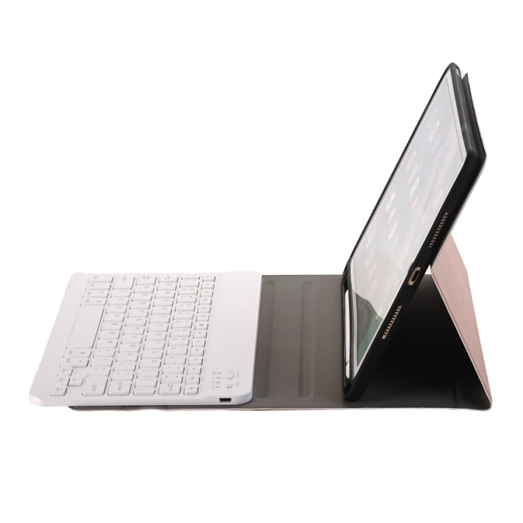 Detachable Bluetooth Keyboard Leather Tablet Case For iPad Air 3 / Pro 10.5 / 10.2 2021 & 2020 & 2019(Gold)