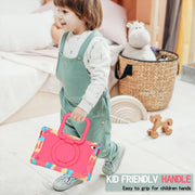 For Lenovo Tab M10 HD 2nd Gen Silicone + PC Bracelet Holder Tablet Case(Camouflage + Rose Red)