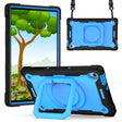 For Lenovo Tab M10 HD 2nd Gen Silicone + PC Bracelet Holder Tablet Case(Black + Blue) - Lenovo by PMC TechLife | Online Shopping South Africa | PMC TechLife | Buy Now Pay Later Mobicred
