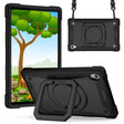 For Lenovo Tab M10 HD 2nd Gen Silicone + PC Bracelet Holder Tablet Case(Black) - Lenovo by PMC TechLife | Online Shopping South Africa | PMC TechLife | Buy Now Pay Later Mobicred