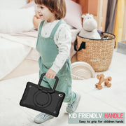 For Lenovo Tab M10 HD 2nd Gen Silicone + PC Bracelet Holder Tablet Case(Black)