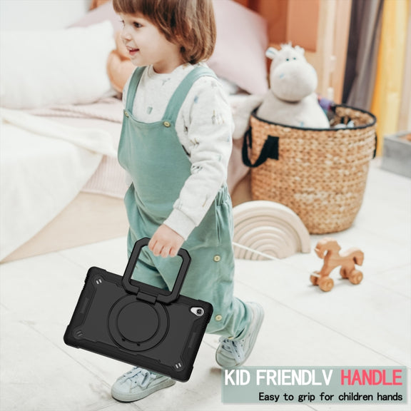 For Lenovo Tab M10 HD 2nd Gen Silicone + PC Bracelet Holder Tablet Case(Black)