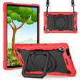 For Lenovo Tab M10 HD 2nd Gen Silicone + PC Bracelet Holder Tablet Case(Red + Black) - Lenovo by PMC TechLife | Online Shopping South Africa | PMC TechLife | Buy Now Pay Later Mobicred