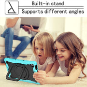For Lenovo Tab M10 HD 2nd Gen Silicone + PC Bracelet Holder Tablet Case(Mint Green + Black)