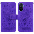 For Huawei nova Y70 Plus Butterfly Rose Embossed Leather Phone Case(Purple) - Huawei Cases by PMC TechLife | Online Shopping South Africa | PMC TechLife