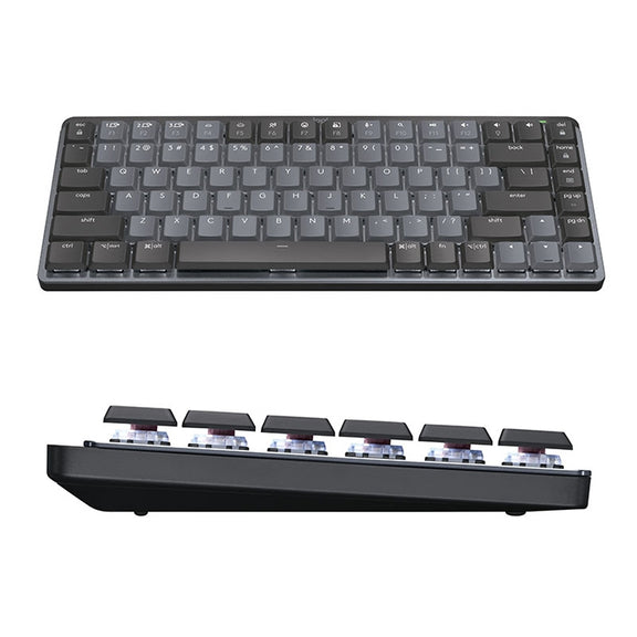 Logitech MX Mechanical Mini Wireless Bluetooth Dual Mode Keyboard with Logi Bolt USB Receiver(Brown Axis)