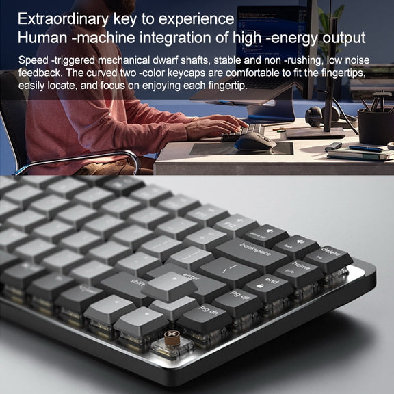Logitech MX Mechanical Mini Wireless Bluetooth Dual Mode Keyboard with Logi Bolt USB Receiver(Brown Axis)