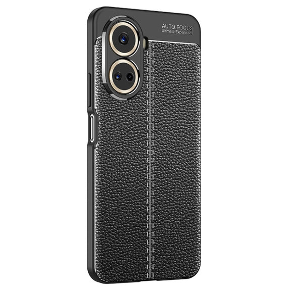For Huawei nova 10 SE Litchi Texture Shockproof TPU Phone Case(Black)