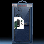 For Huawei P50 Pocket SULADA Invisible Bracket Leather Back Cover Phone Case(Orange)