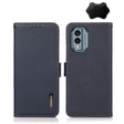 For Nokia X30 5G KHAZNEH Side-Magnetic Litchi Genuine Leather RFID Phone Case(Blue) - Nokia Cases by PMC TechLife | Online Shopping South Africa | PMC TechLife | Buy Now Pay Later Mobicred