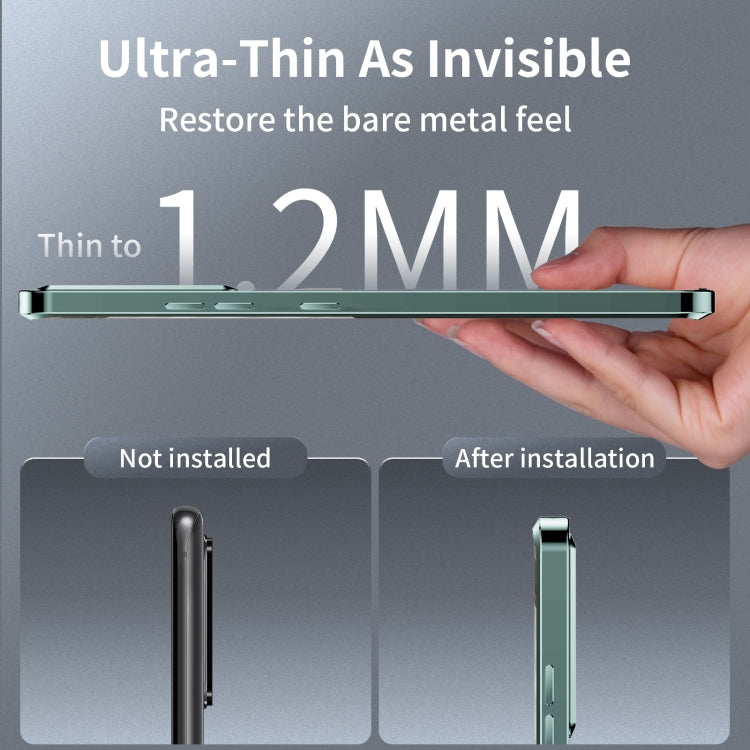 For Samsung Galaxy Note20 Ultra MagSafe Frosted Metal Phone Case(Green)