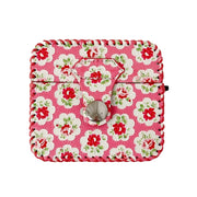 For AirPods 3 PU Leather Wireless Earphone Case(Little Red Flower)