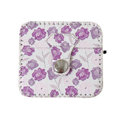 For AirPods 3 PU Leather Wireless Earphone Case(Purple Flowers)