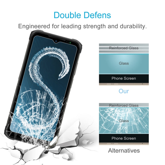 For Ulefone Armor 12S 50pcs 0.26mm 9H 2.5D Tempered Glass Film