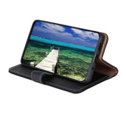For Nokia X30 5G KHAZNEH Litchi Genuine Leather Phone Case(Black)