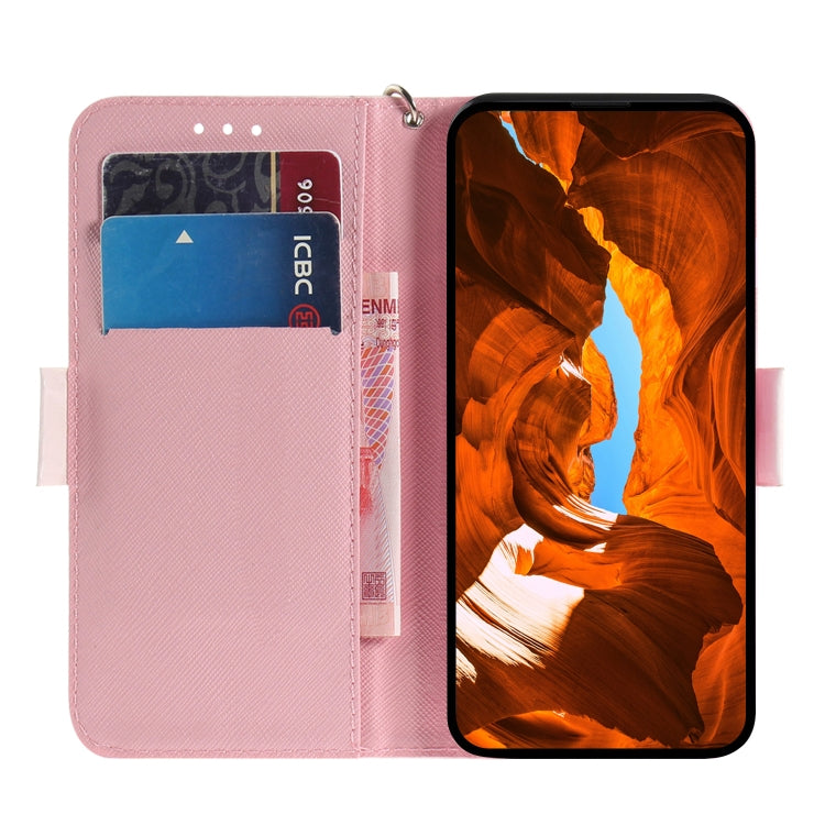 For Huawei nova Y70 Plus 3D Colored Pattern Flip Leather Phone Case(Butterfly High-heeled)