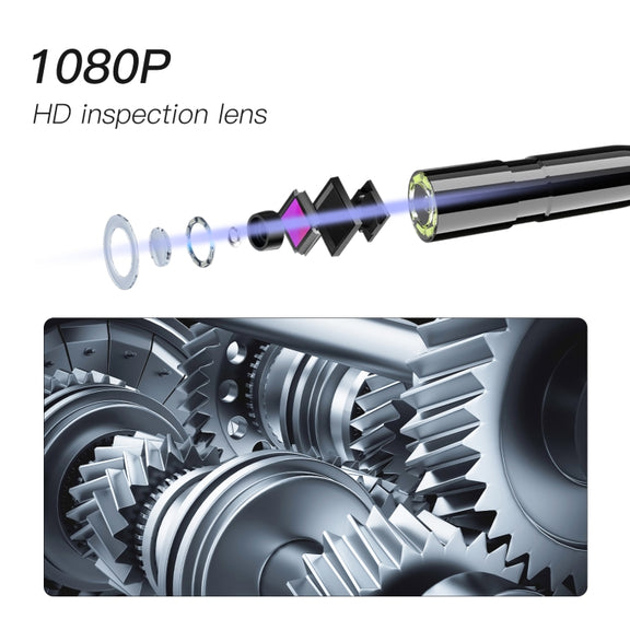 8mm P10 2.8 inch HD Handheld Endoscope with LCD Screen, Length:2m