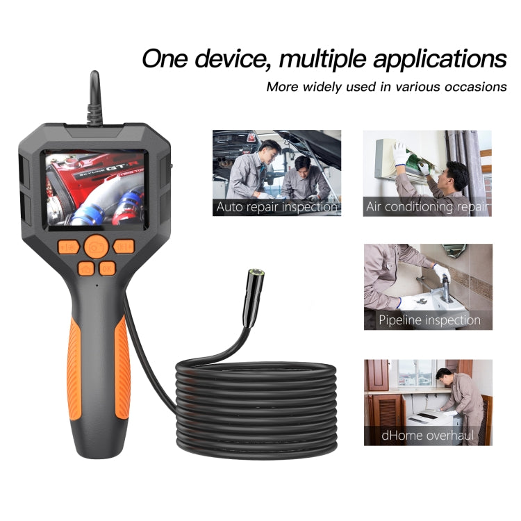 8mm P10 2.8 inch HD Handheld Endoscope with LCD Screen, Length:2m
