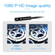 P100 8mm Side 2.4 inch HD Handheld Endoscope Hardlinewith with LCD Screen, Length:2m