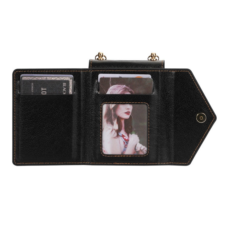 For Samsung Galaxy Z Flip3 5G N.BEKUS Side Zipper Folding Phone Leather Case(Black)