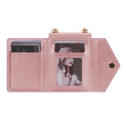 For Samsung Galaxy Z Flip4 N.BEKUS Side Zipper Folding Phone Leather Case(Pink)