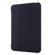 For iPad 2025 / 2022 Tri-fold Holder Tablet Leather Case(Black)
