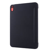 For iPad 2025 / 2022 Tri-fold Holder Tablet Leather Case(Black)