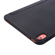 For iPad 2025 / 2022 Tri-fold Holder Tablet Leather Case(Black)