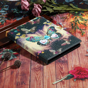 For 10 inch Tablet PC Universal Coloured Drawing Pattern Horizontal Flip Leather Case with Holder & Card Slot(Butterflies)